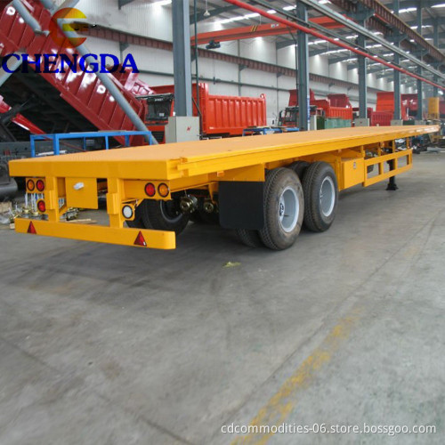 New 2 Axles 20ft 3 axles 40ft container semi trailer chassis For Sale